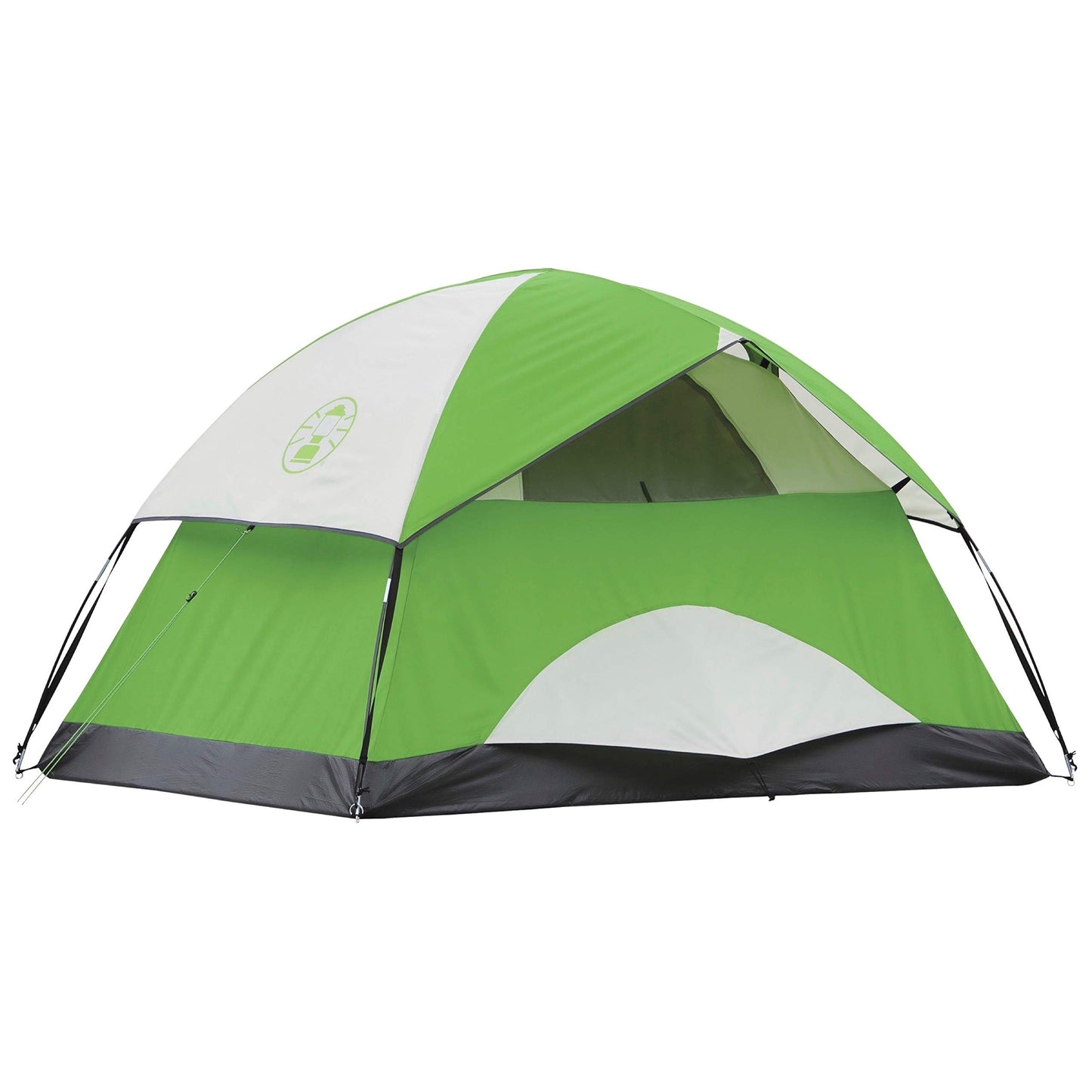 Coleman Sundome Camping Tent with Rainfly, 2/3/4/6 Person Tent Sets Up in 10 Mins, Weatherproof Shelter for Camping, Festivals, Backyard, Sleepovers, & More