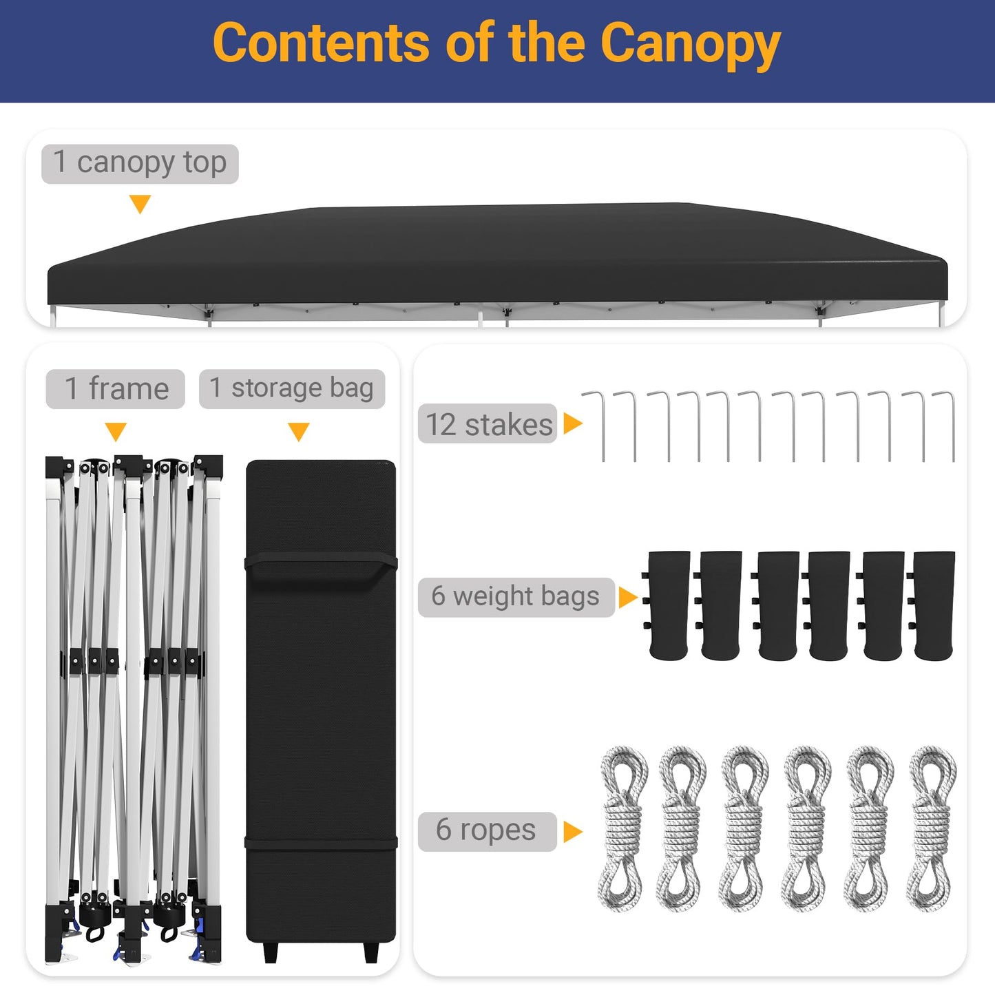 10x10 Pop Up Canopy - Instant Setup Beach Tent with Wheeled Carry Bag, 8 Sandbags & 4 Guy Lines - Portable Sun Shade for Camping, Events, Silver Coated Top, White