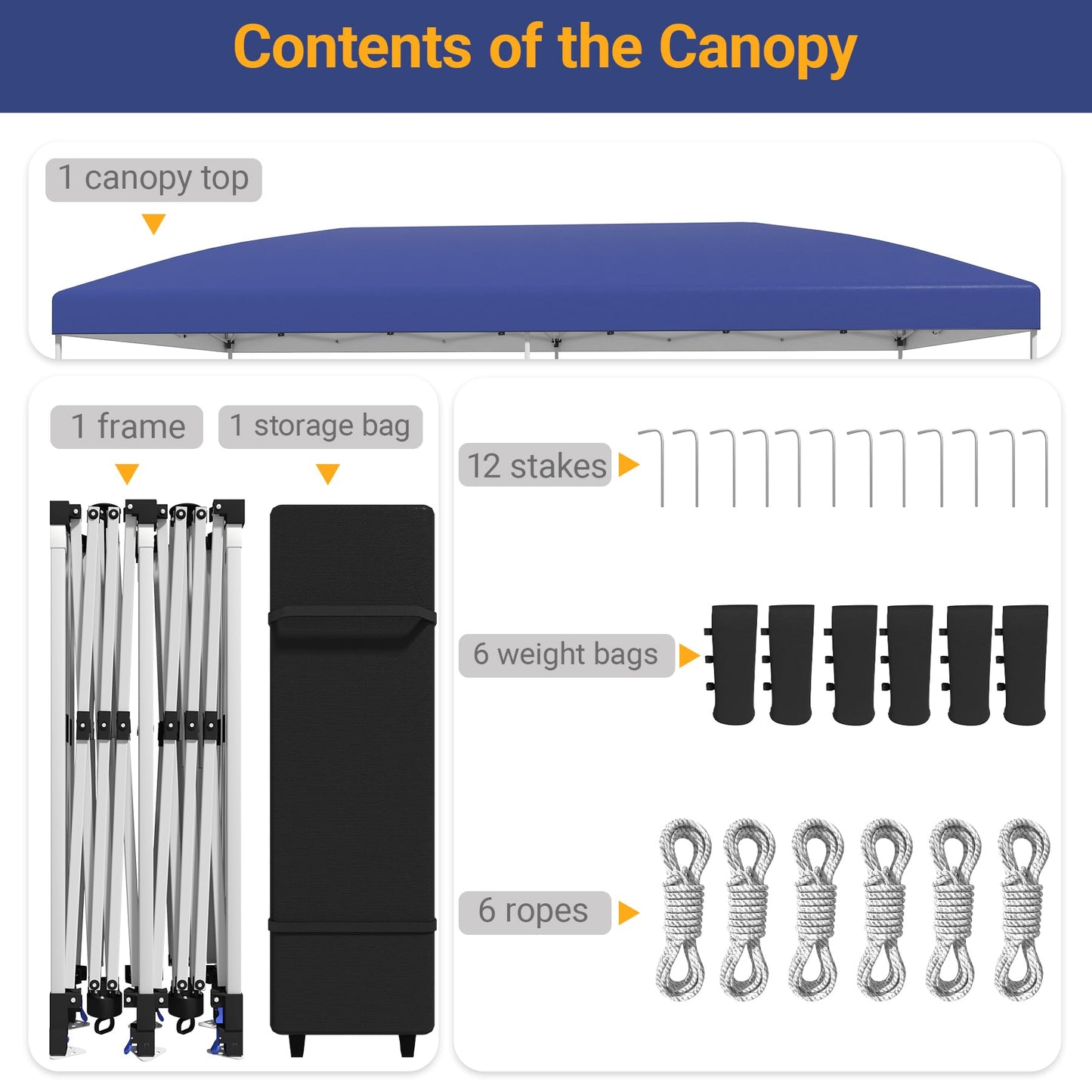 10x10 Pop Up Canopy - Instant Setup Beach Tent with Wheeled Carry Bag, 8 Sandbags & 4 Guy Lines - Portable Sun Shade for Camping, Events, Silver Coated Top, White
