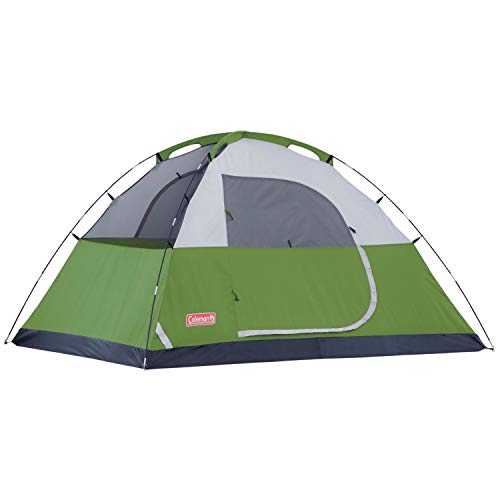 Coleman Sundome Camping Tent with Rainfly, 2/3/4/6 Person Tent Sets Up in 10 Mins, Weatherproof Shelter for Camping, Festivals, Backyard, Sleepovers, & More