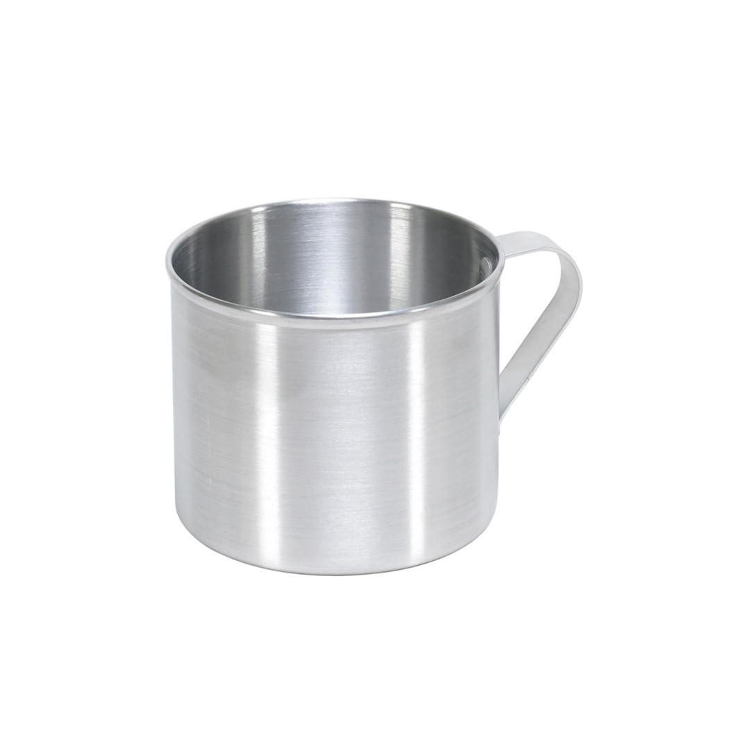 IMUSA USA Aluminum Mug for Stovetop Use or Camping 1.25-Quart, Silver