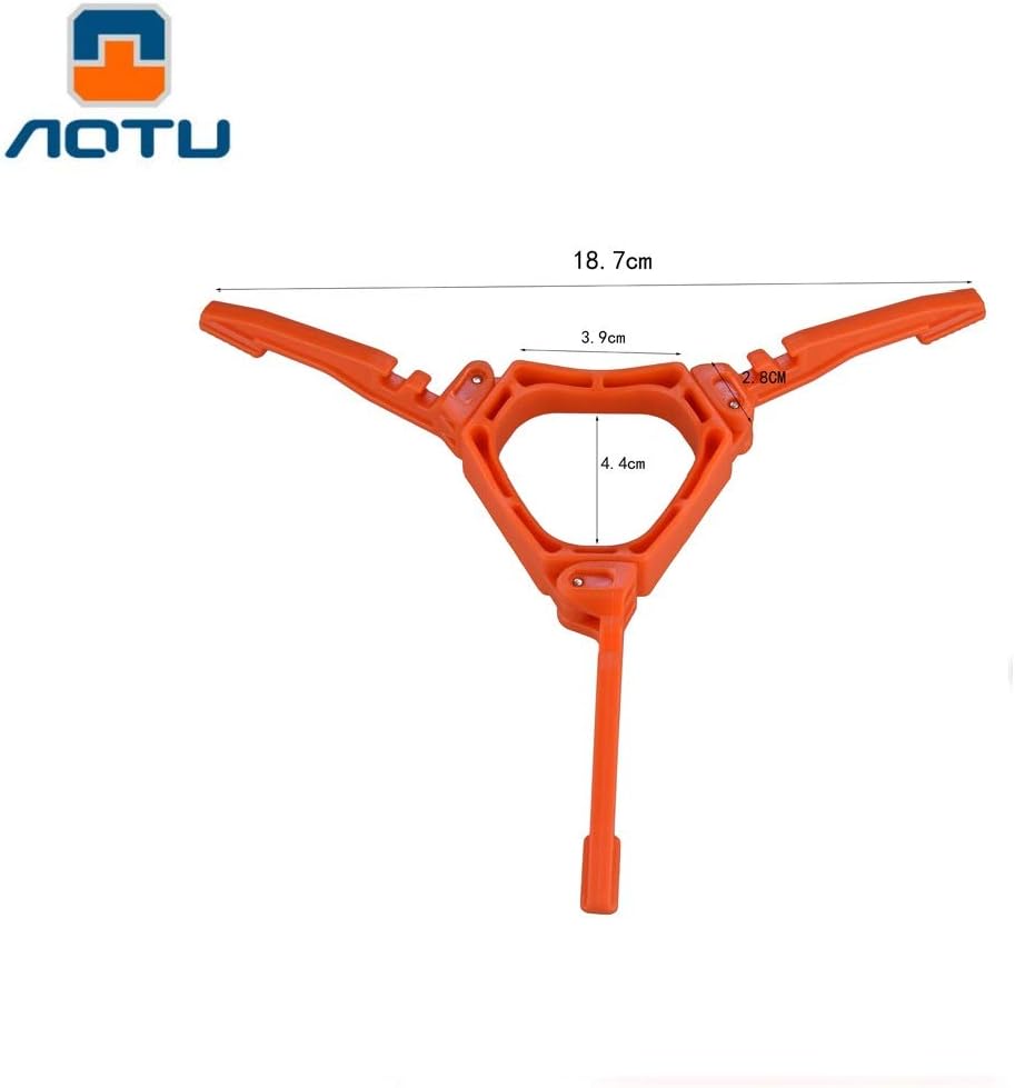 AOTU Fuel Can Stabilizer for Camping Stoves，Mini Foldable Outdoor Camping Hiking Cooking Gas Tank Stove Stand Cartridge Canister Tripod
