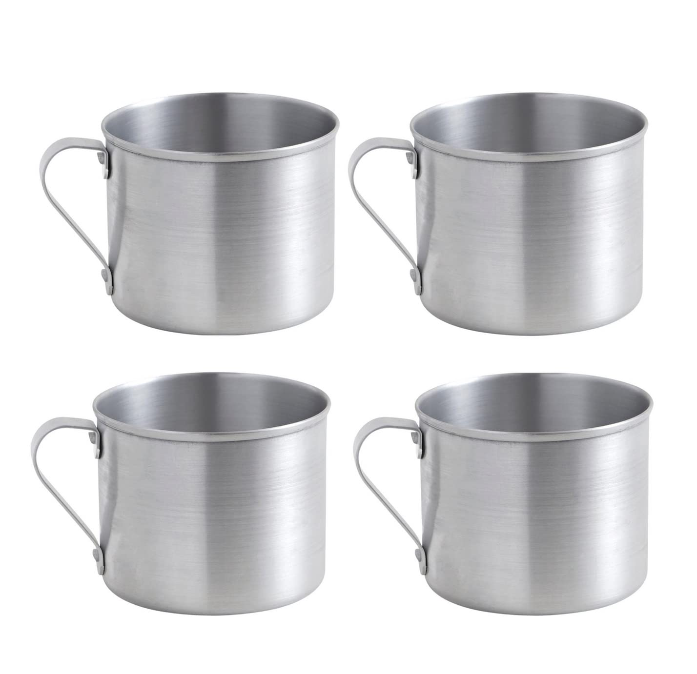 IMUSA USA Aluminum Mug for Stovetop Use or Camping 1.25-Quart, Silver