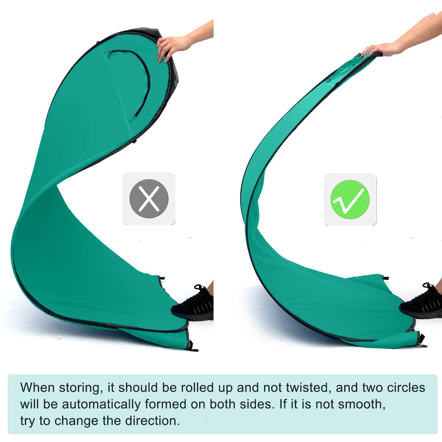 BRIAN & DANY Pop Up Shower Tent, Portable Privacy Camping Changing Tent, Camp Toilet Bathroom Pod with Rain Shelter & Windows, UPF 50+ & Waterproof, 47.2" x 47.2" x 74.8"