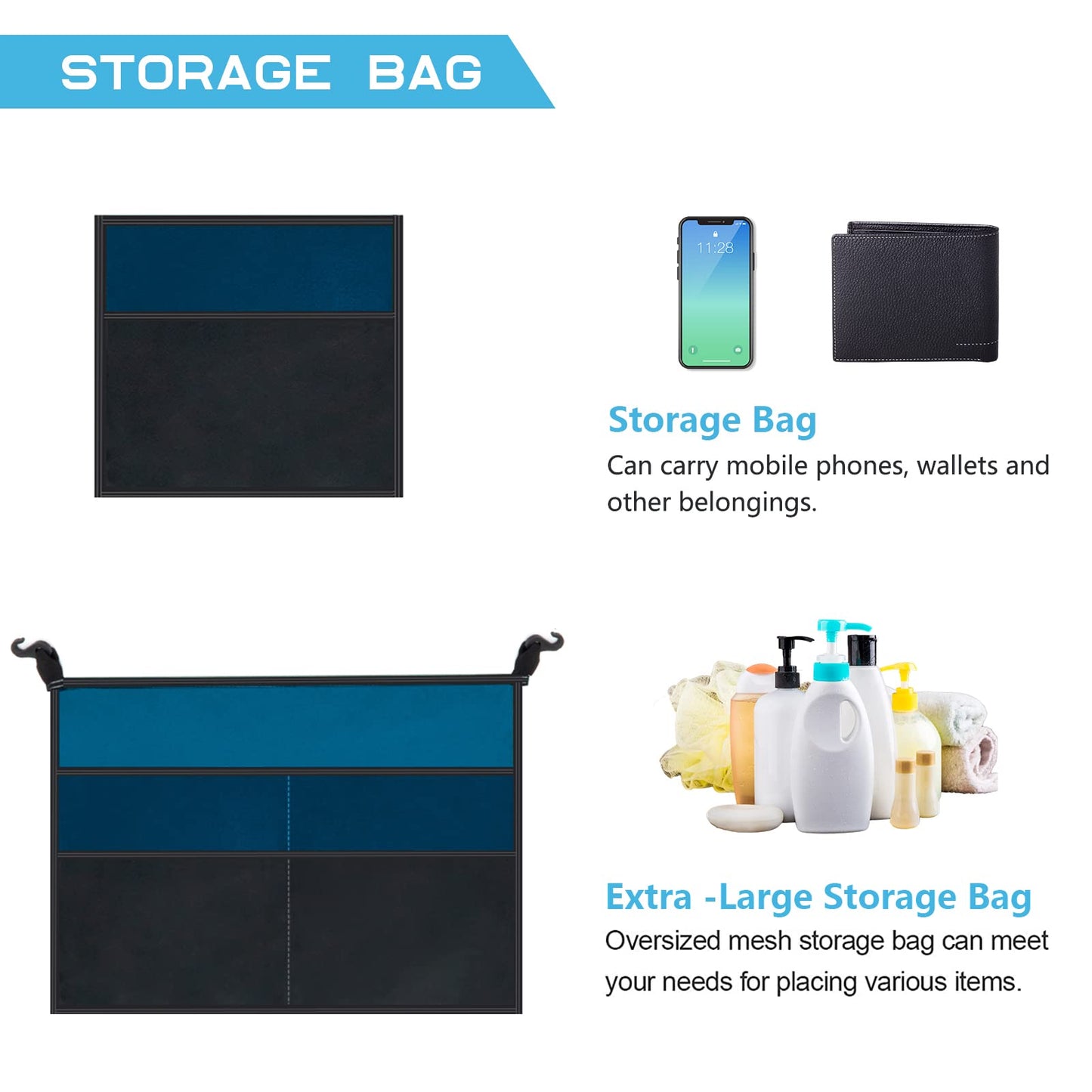 BRIAN & DANY Pop Up Shower Tent, Portable Privacy Camping Changing Tent, Camp Toilet Bathroom Pod with Rain Shelter & Windows, UPF 50+ & Waterproof, 47.2" x 47.2" x 74.8"