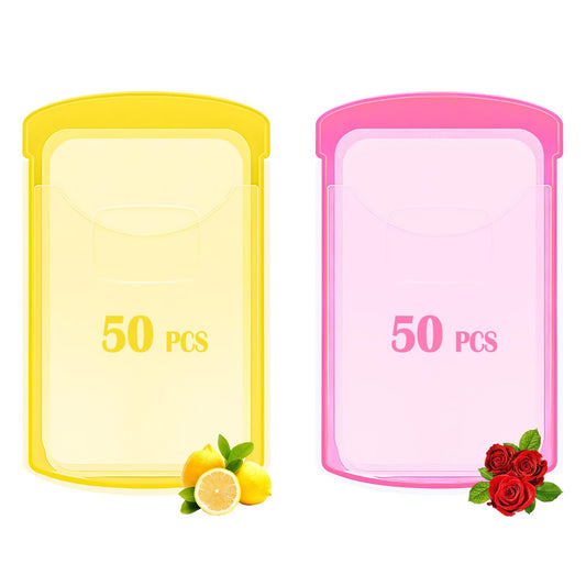 HongyiTime 2 Boxs (100 Sheets) Hand Washing Soap Sheets for Outdoor Travel,Portable Camping Hand Soap,Hiking Washing Hand Bath Paper Soap for Travel,BBQ,Party,School,Girls
