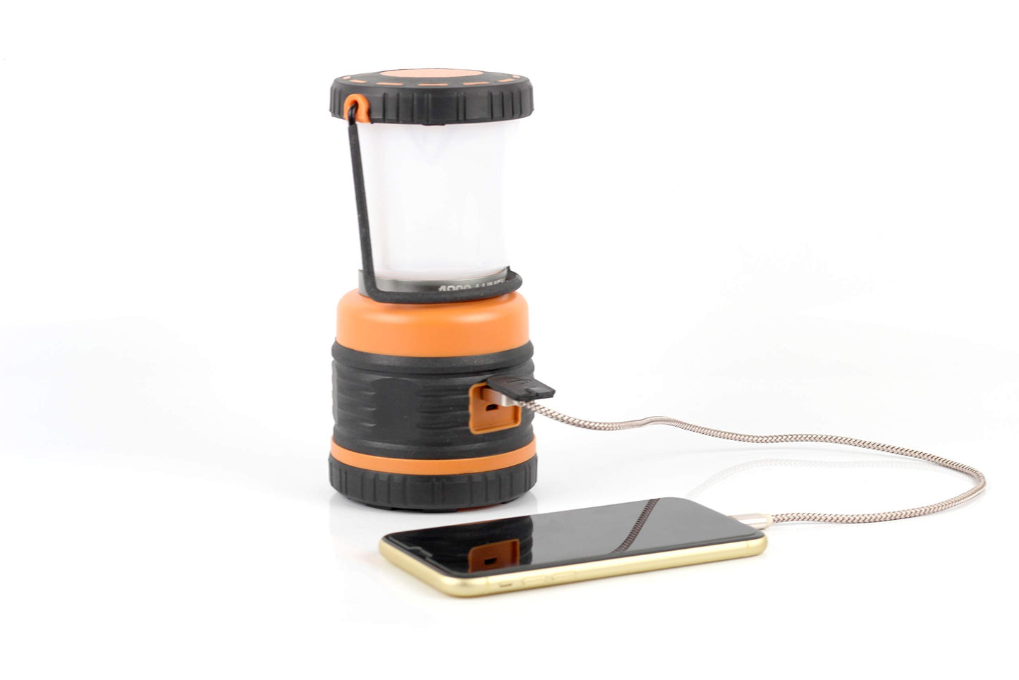 Rechargeable LED Camping Lantern - Power Outages, Hurricanes, Emergency, Hiking, Outdoor - Bright Battery Powered Electric Survival Light with Built-in Power Bank- Portable and Waterproof Camp Lantern