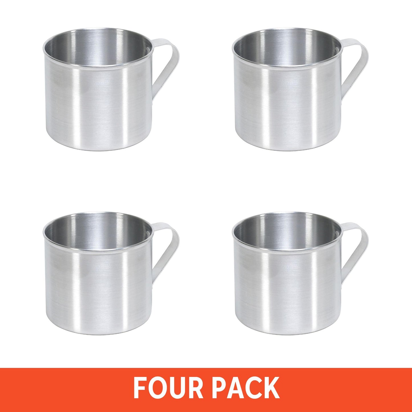 IMUSA USA Aluminum Mug for Stovetop Use or Camping 1.25-Quart, Silver