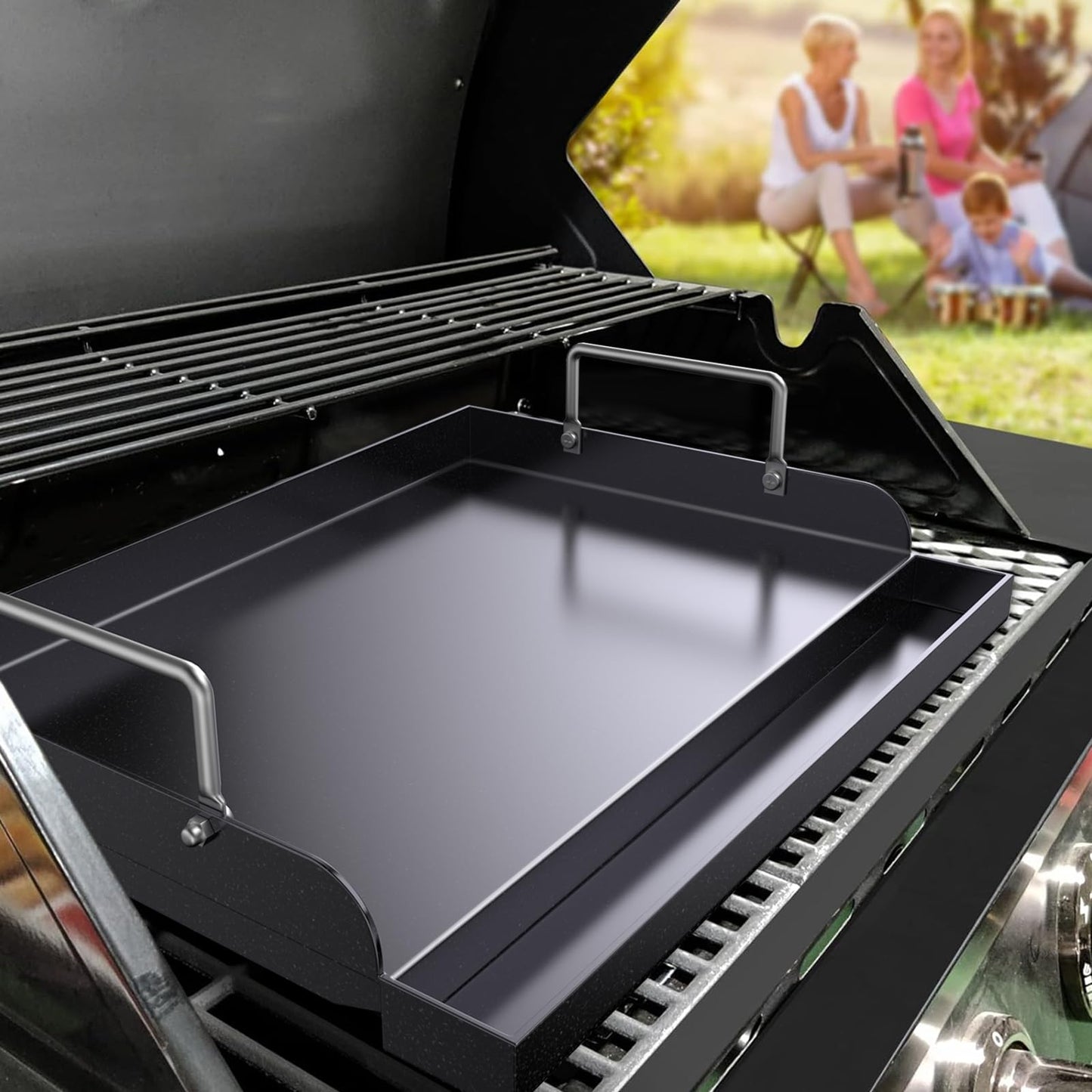 Uniflasy Fry Griddle for Camp Chef Stove, 14" x16" Flat Top Gas Grill Griddle for Camp Chef EX60LW EX60P EX60FP EX60B EX280LW DB60D YK60LW EX90LW SB30D, Professional Griddle Flat Top Plate