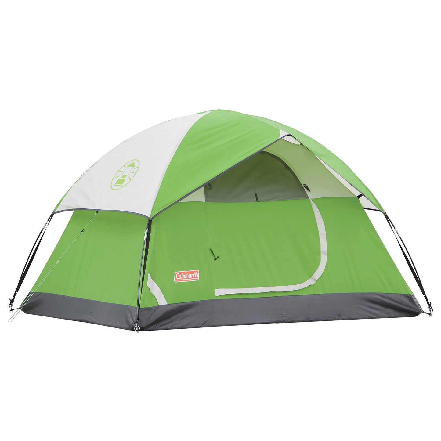 Coleman Sundome Camping Tent with Rainfly, 2/3/4/6 Person Tent Sets Up in 10 Mins, Weatherproof Shelter for Camping, Festivals, Backyard, Sleepovers, & More