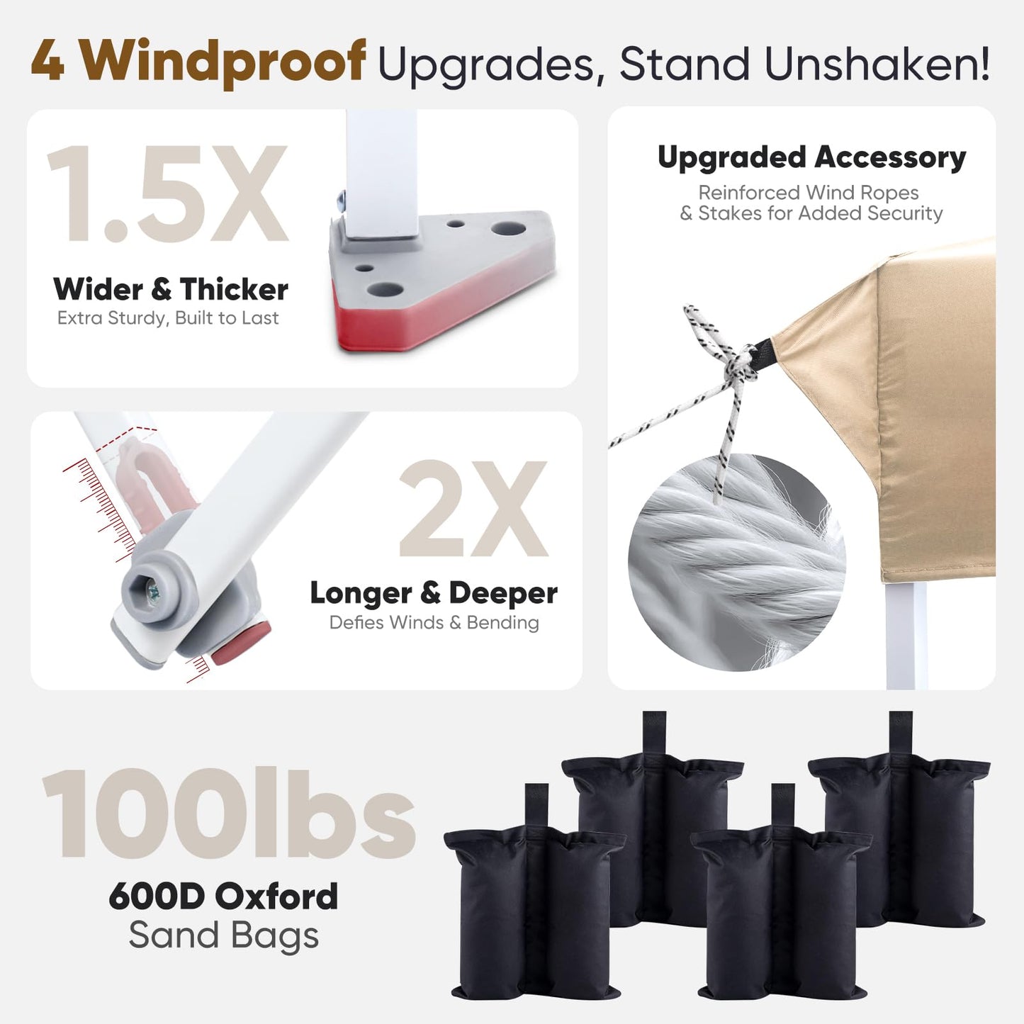 Sekey 10x10 Pop Up Canopy with 4 Sidewalls, One Push Setup Instant Outdoor Gazebo, Instant Easy Up Canopy with UPF50+ Top, 4 Weight Bags for Events, Beach, Patio, Camping