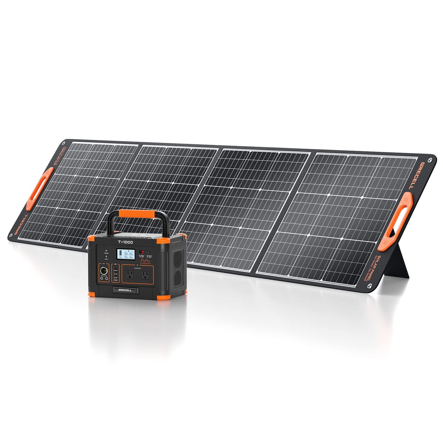 GRECELL 300W Portable Power Station 230.88Wh Solar Generator with USBC PD 60W, 110V Outlet Perfect for Camping, Outdoor Trips, Home Backup & Travel