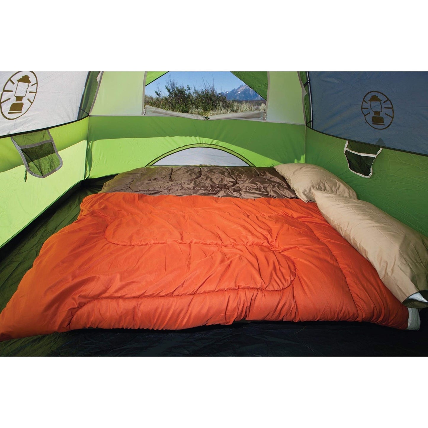Coleman Sundome Camping Tent with Rainfly, 2/3/4/6 Person Tent Sets Up in 10 Mins, Weatherproof Shelter for Camping, Festivals, Backyard, Sleepovers, & More