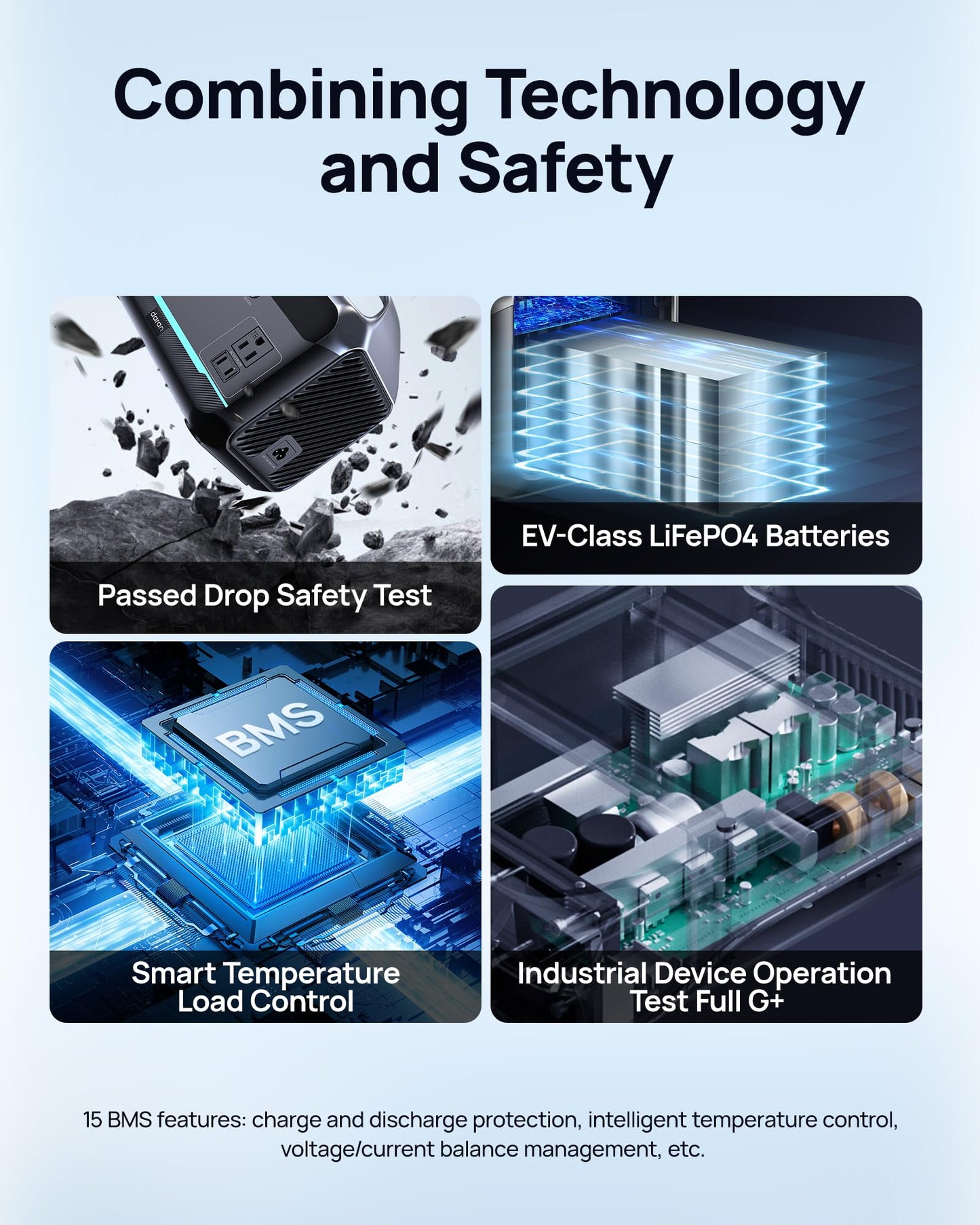 DARAN Portable Power Station 350W(600W Surge) with 40W Solar Panel, 288Wh (90,000mAh) LiFePO4 Battery Generator, 8.2LB Portable Charger with AC Outlets for Home, Camping, Emergency