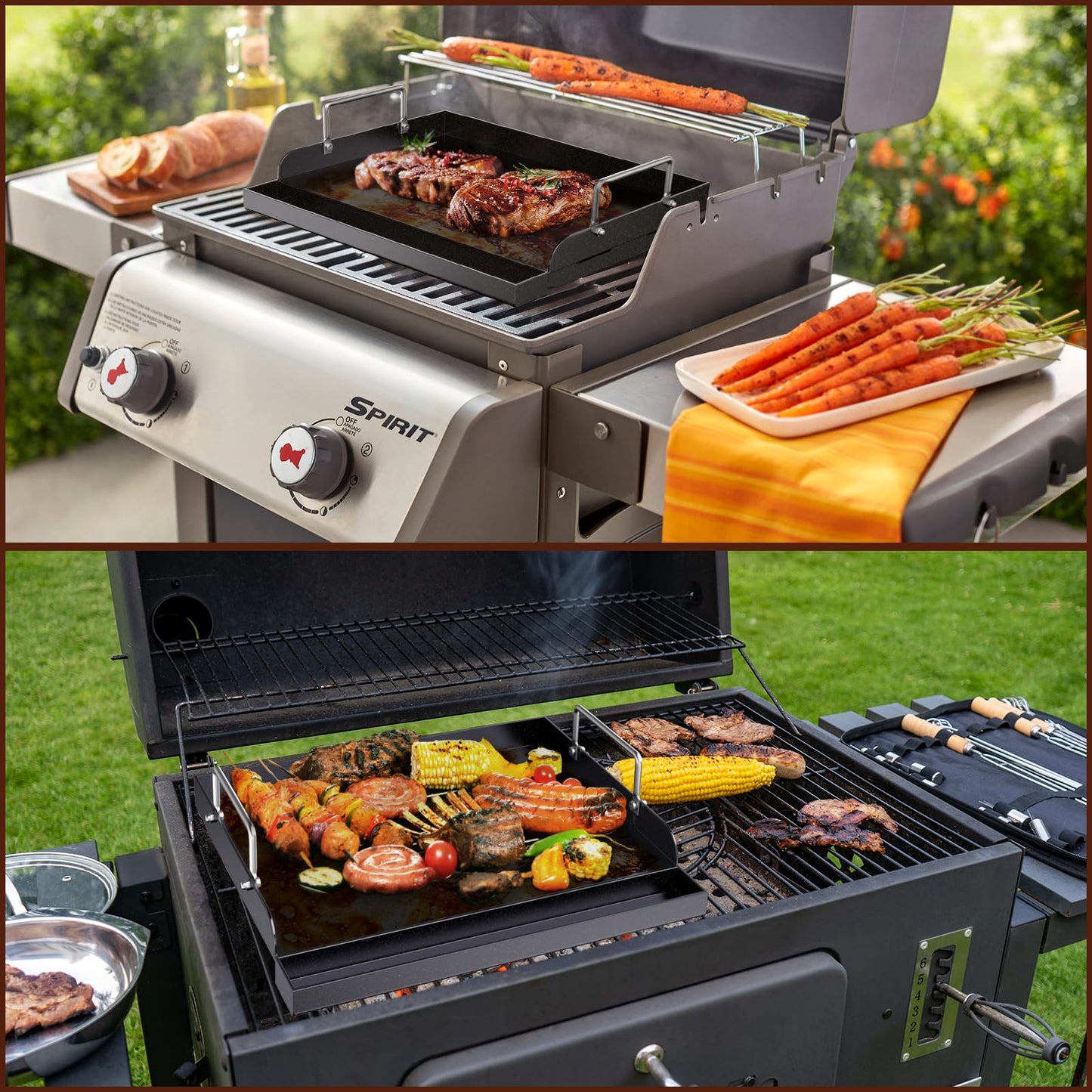 Uniflasy Fry Griddle for Camp Chef Stove, 14" x16" Flat Top Gas Grill Griddle for Camp Chef EX60LW EX60P EX60FP EX60B EX280LW DB60D YK60LW EX90LW SB30D, Professional Griddle Flat Top Plate