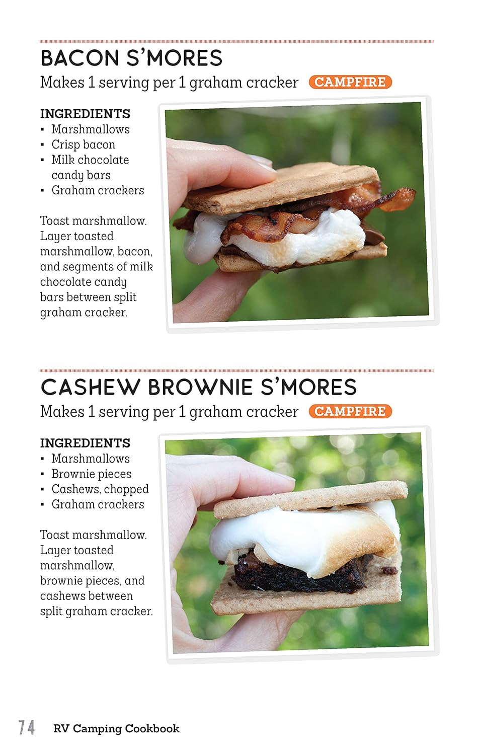 RV Camping Cookbook: 100+ Recipes to Make on the Road (Fox Chapel Publishing) Camper Kitchen Recipes for Breakfast, Sides, Appetizers, Mains, Snacks, Desserts, 15 Varieties of S'Mores, and More