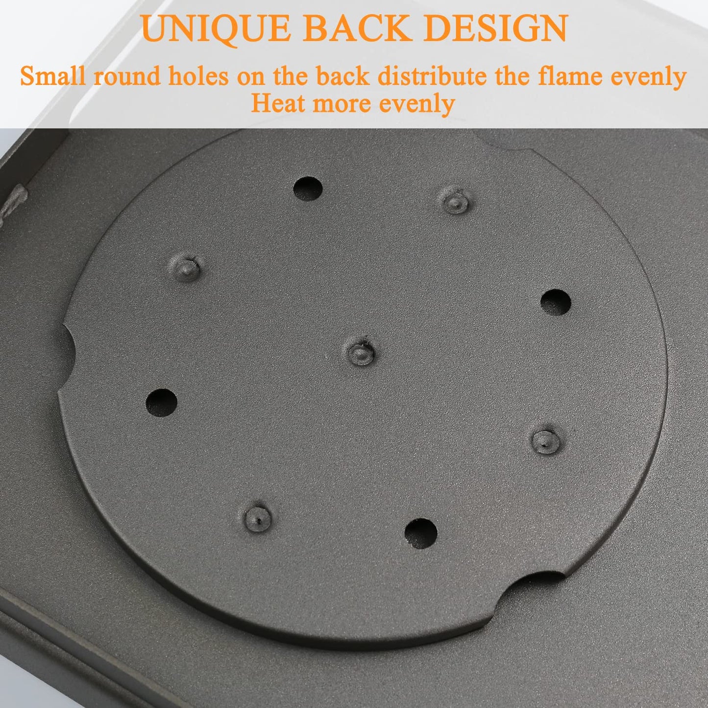 Uniflasy Fry Griddle for Camp Chef Stove, 14" x16" Flat Top Gas Grill Griddle for Camp Chef EX60LW EX60P EX60FP EX60B EX280LW DB60D YK60LW EX90LW SB30D, Professional Griddle Flat Top Plate