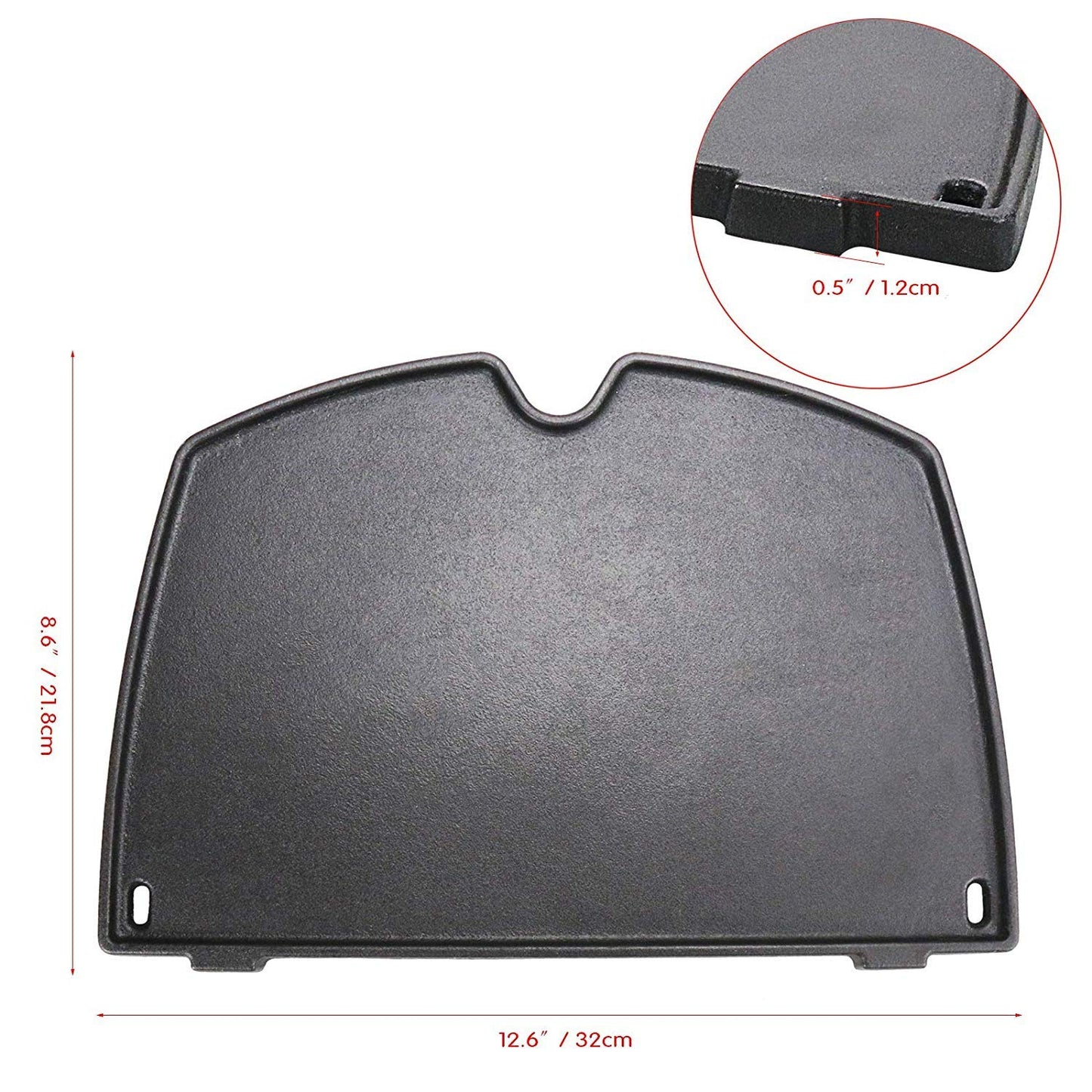 Uniflasy Fry Griddle for Camp Chef Stove, 14" x16" Flat Top Gas Grill Griddle for Camp Chef EX60LW EX60P EX60FP EX60B EX280LW DB60D YK60LW EX90LW SB30D, Professional Griddle Flat Top Plate