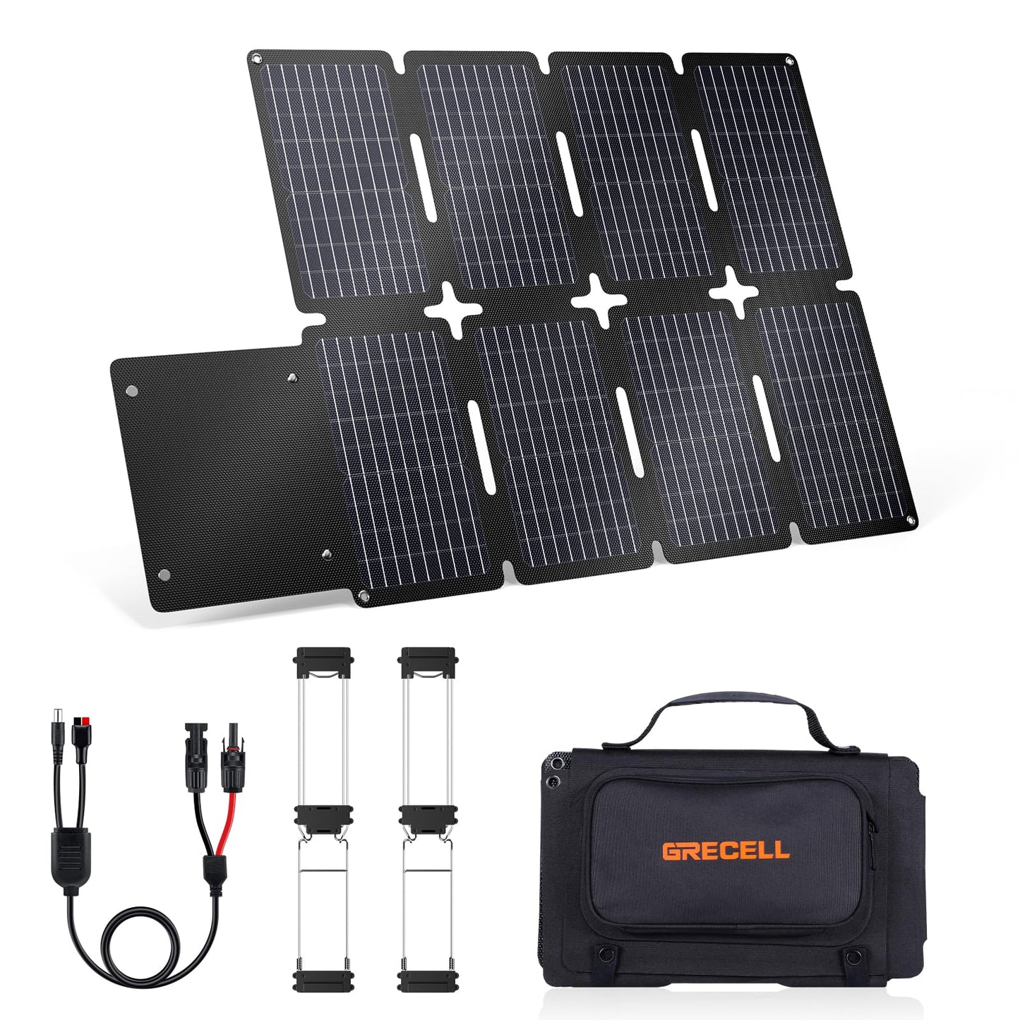GRECELL 300W Portable Power Station 230.88Wh Solar Generator with USBC PD 60W, 110V Outlet Perfect for Camping, Outdoor Trips, Home Backup & Travel
