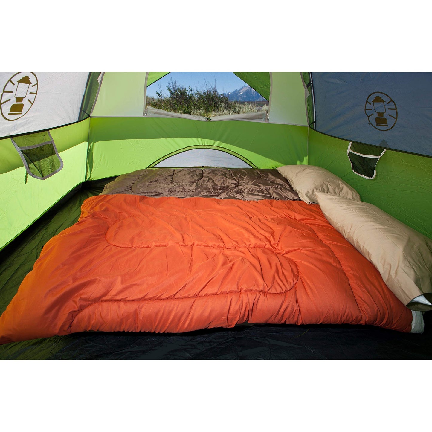 Coleman Sundome Camping Tent with Rainfly, 2/3/4/6 Person Tent Sets Up in 10 Mins, Weatherproof Shelter for Camping, Festivals, Backyard, Sleepovers, & More