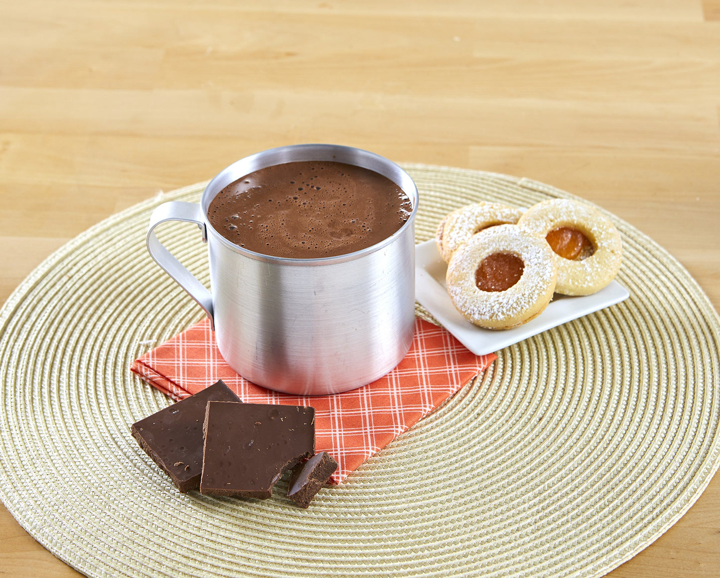 IMUSA USA Aluminum Mug for Stovetop Use or Camping 1.25-Quart, Silver