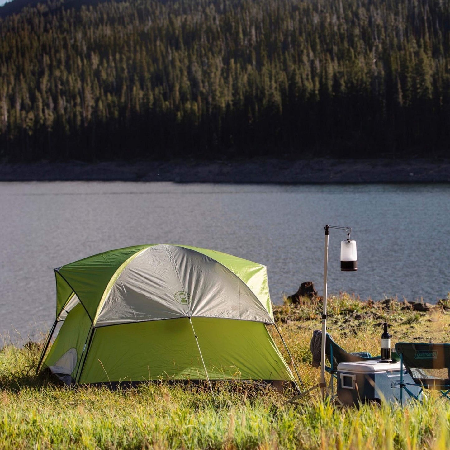 Coleman Sundome Camping Tent with Rainfly, 2/3/4/6 Person Tent Sets Up in 10 Mins, Weatherproof Shelter for Camping, Festivals, Backyard, Sleepovers, & More
